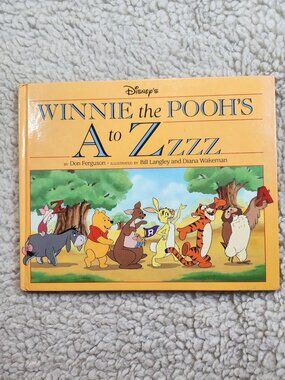 Disney Winnie the Pooh A to Zzzz Hardcover Childrens Book Don Ferguson 1992